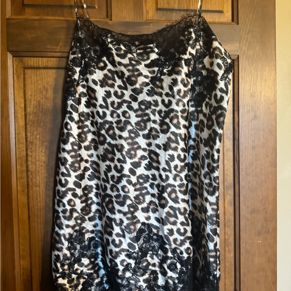 Victoria’s Secret satin like cheetah slip sleeper